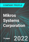 Mikros Systems Corporation (MKRS:PINX): Analytics, Extensive Financial Metrics, and Benchmarks Against Averages and Top Companies Within its Industry- Product Image