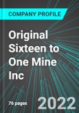 Original Sixteen to One Mine Inc (OSTO:GREY): Analytics, Extensive Financial Metrics, and Benchmarks Against Averages and Top Companies Within its Industry- Product Image