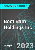 Boot Barn Holdings Inc (BOOT:NYS): Analytics, Extensive Financial Metrics, and Benchmarks Against Averages and Top Companies Within its Industry- Product Image
