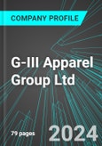 G-III Apparel Group Ltd (GIII:NAS): Analytics, Extensive Financial Metrics, and Benchmarks Against Averages and Top Companies Within its Industry- Product Image