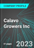 Calavo Growers Inc (CVGW:NAS): Analytics, Extensive Financial Metrics, and Benchmarks Against Averages and Top Companies Within its Industry- Product Image