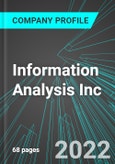 Information Analysis Inc (IAIC:PINX): Analytics, Extensive Financial Metrics, and Benchmarks Against Averages and Top Companies Within its Industry- Product Image