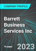 Barrett Business Services Inc (BBSI:NAS): Analytics, Extensive Financial Metrics, and Benchmarks Against Averages and Top Companies Within its Industry- Product Image