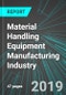 Material Handling Equipment (Conveyors, Elevators, Cranes, Hoists and Lift Trucks, & Stacker) Manufacturing Industry (U.S.): Analytics, Extensive Financial Benchmarks, Metrics and Revenue Forecasts to 2026, NAIC 333920 - Product Thumbnail Image