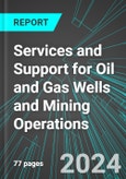 Services and Support for Oil and Gas Wells and Mining Operations (U.S.): Analytics, Extensive Financial Benchmarks, Metrics and Revenue Forecasts to 2030, NAIC 213000- Product Image
