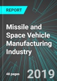 Missile (Aerospace Defense) and Space Vehicle Manufacturing Industry (U.S.): Analytics, Extensive Financial Benchmarks, Metrics and Revenue Forecasts to 2026, NAIC 336414- Product Image