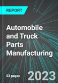 Automobile (Car) and Truck Parts (including Air Bags, Air-Conditioners, Mufflers & Radiators) Manufacturing (U.S.): Analytics, Extensive Financial Benchmarks, Metrics and Revenue Forecasts to 2027- Product Image