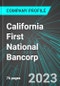 California First National Bancorp (CFNB:PINX): Analytics, Extensive Financial Metrics, and Benchmarks Against Averages and Top Companies Within its Industry - Product Thumbnail Image