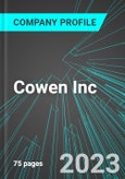 Cowen Inc (COWN:NAS): Analytics, Extensive Financial Metrics, and Benchmarks Against Averages and Top Companies Within its Industry- Product Image