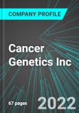 Cancer Genetics Inc (CGIX:NAS): Analytics, Extensive Financial Metrics, and Benchmarks Against Averages and Top Companies Within its Industry- Product Image