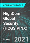 HighCom Global Security (HCGS:PINX): Analytics, Extensive Financial Metrics, and Benchmarks Against Averages and Top Companies Within its Industry- Product Image