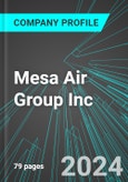 Mesa Air Group Inc (MESA:NAS): Analytics, Extensive Financial Metrics, and Benchmarks Against Averages and Top Companies Within its Industry- Product Image