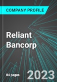 Reliant Bancorp (RBNC:NAS): Analytics, Extensive Financial Metrics, and Benchmarks Against Averages and Top Companies Within its Industry- Product Image