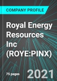 Royal Energy Resources Inc (ROYE:PINX): Analytics, Extensive Financial Metrics, and Benchmarks Against Averages and Top Companies Within its Industry- Product Image