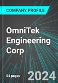 OmniTek Engineering Corp (OMTK:PINX): Analytics, Extensive Financial Metrics, and Benchmarks Against Averages and Top Companies Within its Industry- Product Image