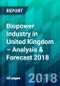 Biopower Industry in United Kingdom – Analysis & Forecast 2018 - Product Thumbnail Image