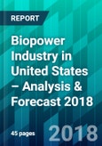 Biopower Industry in United States – Analysis & Forecast 2018- Product Image