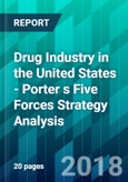 Drug Industry in the United States - Porter s Five Forces Strategy Analysis- Product Image