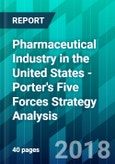 Pharmaceutical Industry in the United States - Porter's Five Forces Strategy Analysis- Product Image