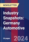 Industry Snapshots: Germany Automotive- Product Image