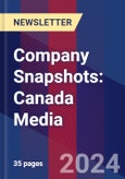 Company Snapshots: Canada Media- Product Image
