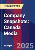 Company Snapshots: Canada Media- Product Image