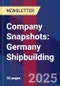 Company Snapshots: Germany Shipbuilding - Product Image