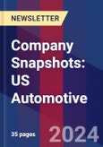 Company Snapshots: US Automotive- Product Image