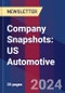 Company Snapshots: US Automotive - Product Thumbnail Image