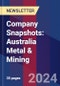 Company Snapshots: Australia Metal & Mining - Product Thumbnail Image