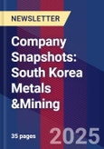 Company Snapshots: South Korea Metals &Mining- Product Image