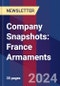 Company Snapshots: France Armaments - Product Image