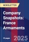 Company Snapshots: France Armaments - Product Image