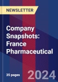 Company Snapshots: France Pharmaceutical- Product Image