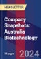 Company Snapshots: Australia Biotechnology - Product Image