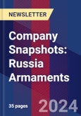 Company Snapshots: Russia Armaments- Product Image