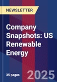 Company Snapshots: US Renewable Energy- Product Image