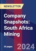 Company Snapshots: South Africa Mining- Product Image