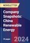 Company Snapshots: China Renewable Energy - Product Thumbnail Image