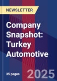 Company Snapshot: Turkey Automotive- Product Image