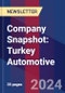 Company Snapshot: Turkey Automotive - Product Image