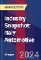 Industry Snapshot: Italy Automotive - Product Thumbnail Image