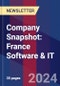 Company Snapshot: France Software & IT - Product Image