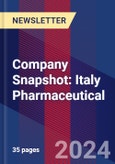 Company Snapshot: Italy Pharmaceutical- Product Image