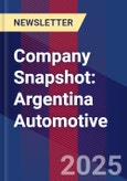 Company Snapshot: Argentina Automotive- Product Image