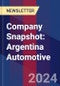 Company Snapshot: Argentina Automotive - Product Thumbnail Image