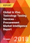 Global In Vivo Toxicology Testing Services - Procurement Market Intelligence Report - Product Thumbnail Image