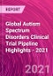 Global Autism Spectrum Disorders Clinical Trial Pipeline Highlights - 2021 - Product Thumbnail Image