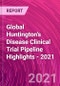 Global Huntington's Disease Clinical Trial Pipeline Highlights - 2021 - Product Thumbnail Image