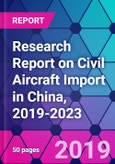 Research Report on Civil Aircraft Import in China, 2019-2023- Product Image